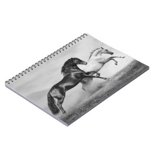 Horses Run Spiral Notebook