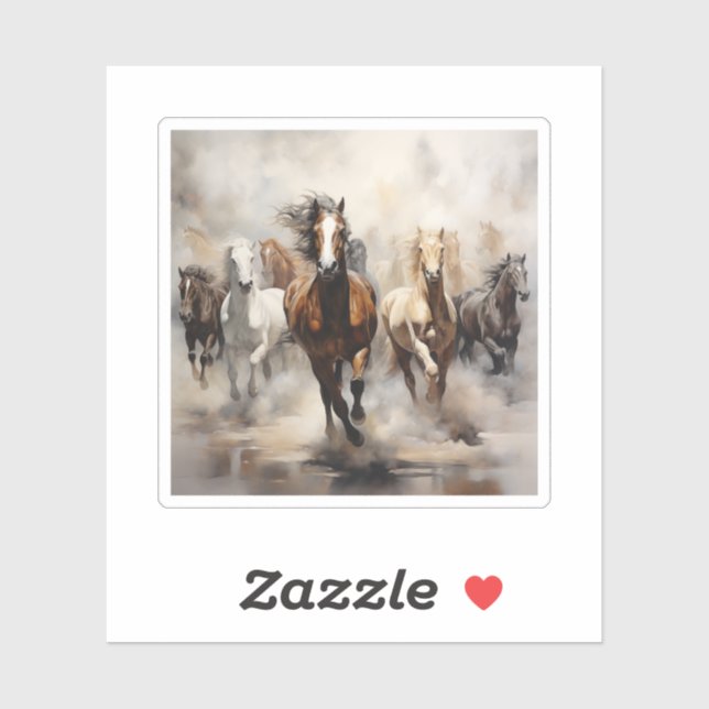 Horses Running Free (Sheet)