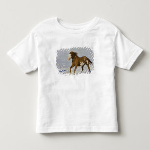 Horses Running in Snow Toddler T-Shirt