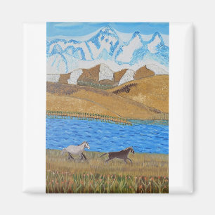 horses-running-in-the-mountains-magdalena-frohnsdo magnet