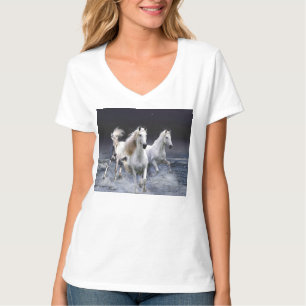 Horses running throw pillow T-Shirt