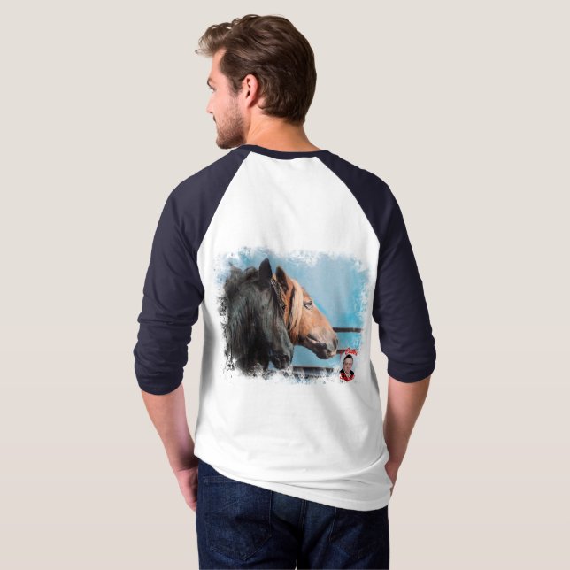 Horses T-Shirt (Back Full)