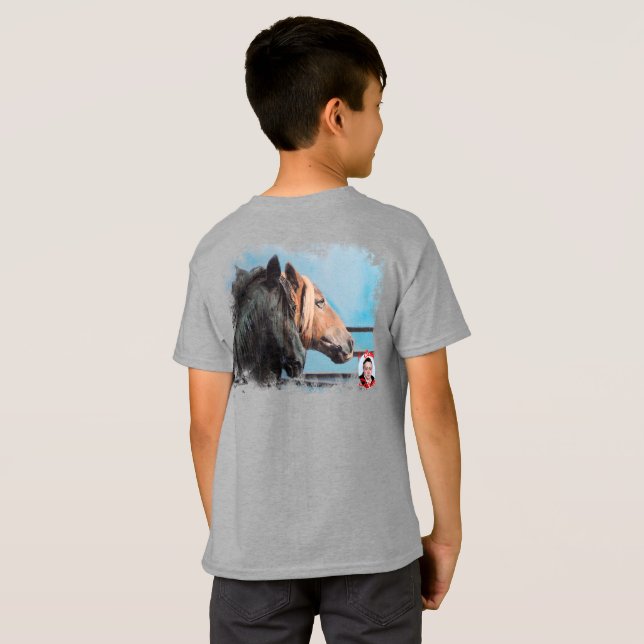 Horses T-Shirt (Back Full)