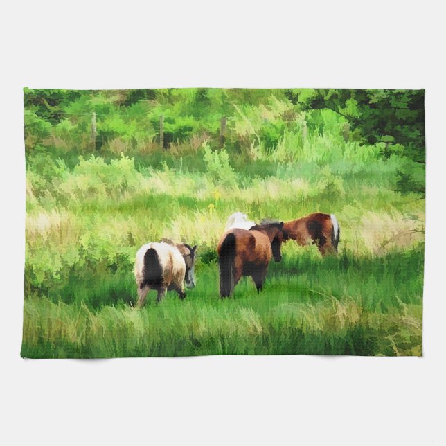 HORSES TEA TOWEL (Horizontal)