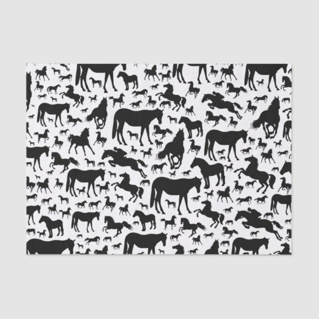 Horses Tissue or Decoupage Paper (Front)