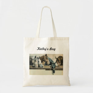 Horses Together tote Bag