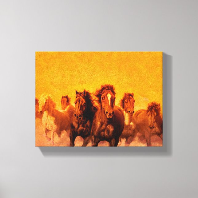 Horses - Wrapped Canvas (Front)