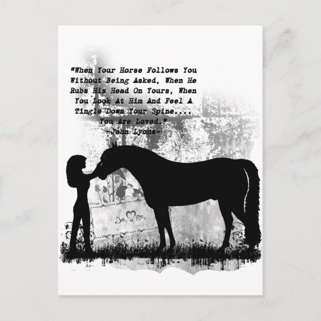 Horses- You Are Loved Postcard (Front)