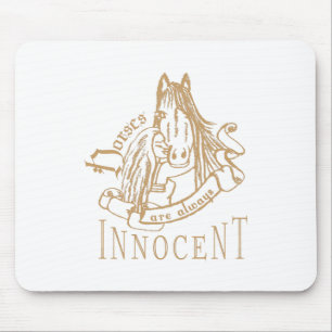 HorsesAreInnocent - Mousepad