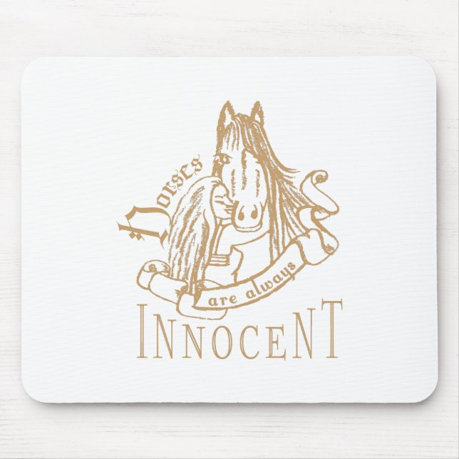 HorsesAreInnocent - Mousepad (Front)