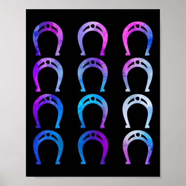 Horsescute Ss Cute Sss Horse Riding Equestrian Hor Poster (Front)