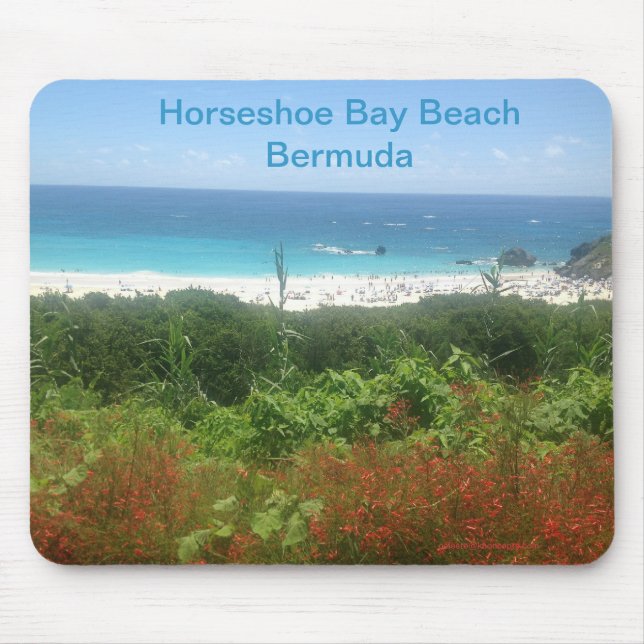 Horseshoe Bay Beach, Bermuda Mouse Pad (Front)
