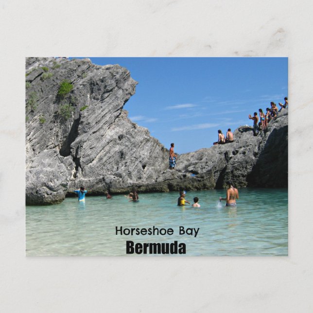 Horseshoe Bay, Bermuda Postcard (Front)