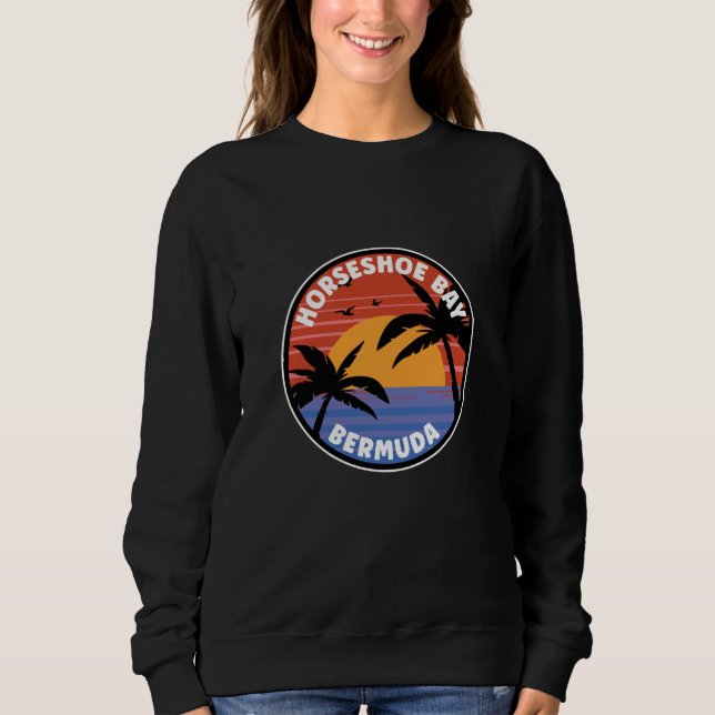 Horseshoe Bay Bermuda Sunset Paradise Sweatshirt (Front)