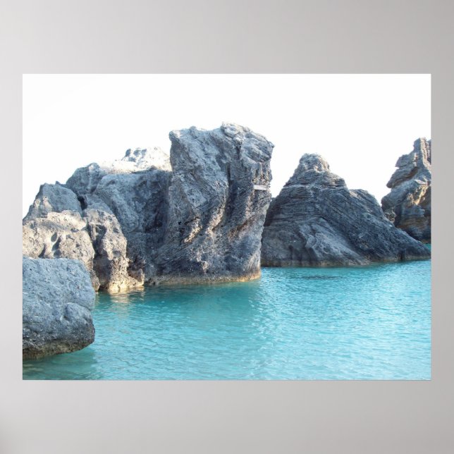 Horseshoe Beach Bermuda Poster (Front)