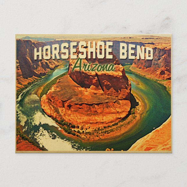 Horseshoe Bend Arizona Postcard (Front)