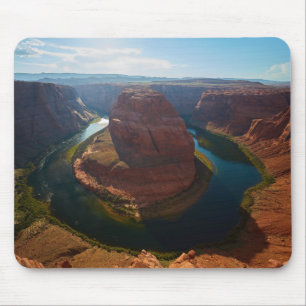 Horseshoe bend mouse pad