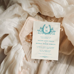 Horseshoe Cactus Western Country Boho Wedding Inv Invitation
