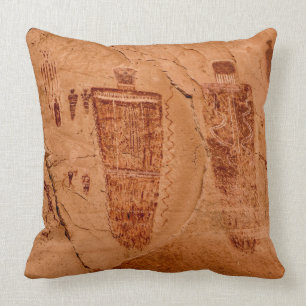 Horseshoe Canyon Great Gallery Pictographs Cushion