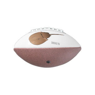 Horseshoe crab cartoon illustration football