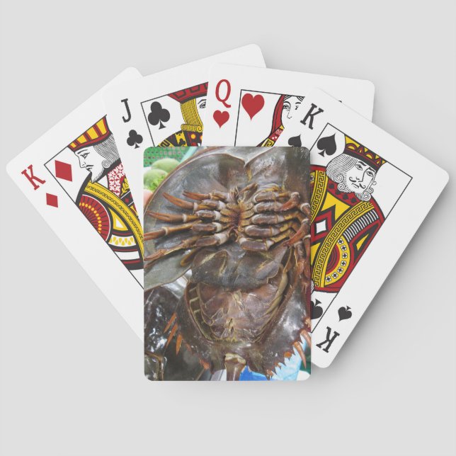 Horseshoe Crab ... Thai Asian Street Food Playing Cards (Back)