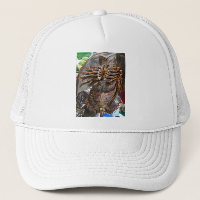 Horseshoe Crab ... Thai Asian Street Food Trucker Hat (Front)
