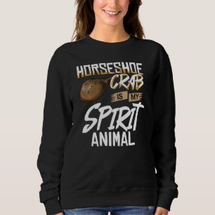 Horseshoe Crab Xiphosura Blood Eggs Fossil Sweatshirt