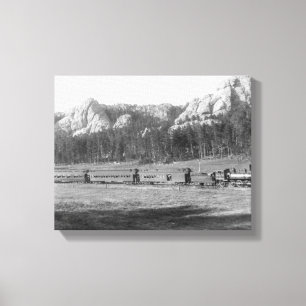 Horseshoe Curve on Burlington and Missouri Canvas Print