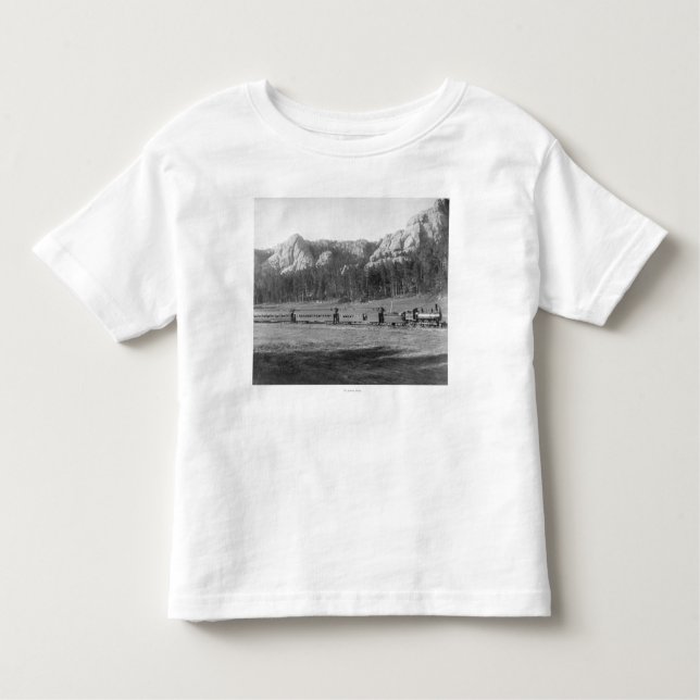 Horseshoe Curve on Burlington and Missouri Toddler T-Shirt (Front)