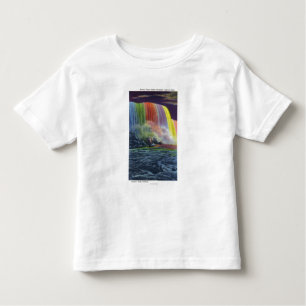 Horseshoe Falls Illuminated at Night Toddler T-Shirt