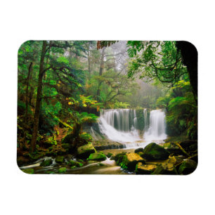 Horseshoe Falls Surrounded by Rainforest Magnet