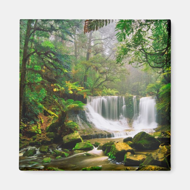 Horseshoe Falls Surrounded by Rainforest Magnet (Front)