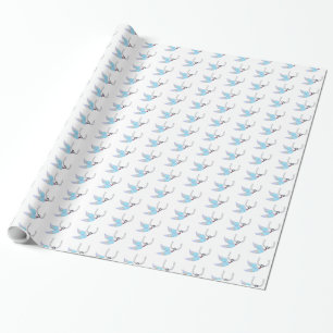 Horseshoe feathers Wrapping Paper