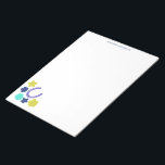 Horseshoe Floral Horseback Riding Themed Notepad<br><div class="desc">Create custom writing paper or stationery when you add your name to the top of this notepad. It has a a graphic in the lower corner with an illustration of a horseshoe surrounded by flowers making it perfect for equestrians or someone who loves horses and horseback riding. The graphic is...</div>