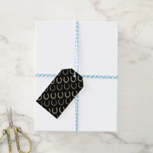 Horseshoe gift tags