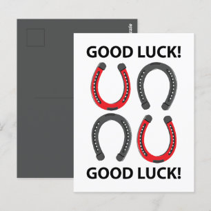 Horseshoe Good Luck Horseshoe Postcard