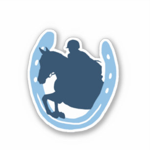 Horseshoe Jumper Sticker