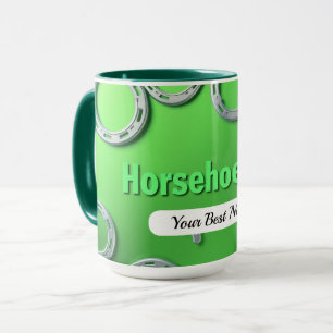Horseshoe Luck Mug Custom