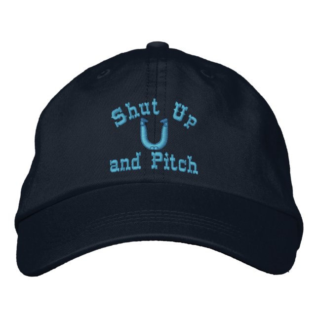 HorseShoe Pitching Adjustable Cap (Front)