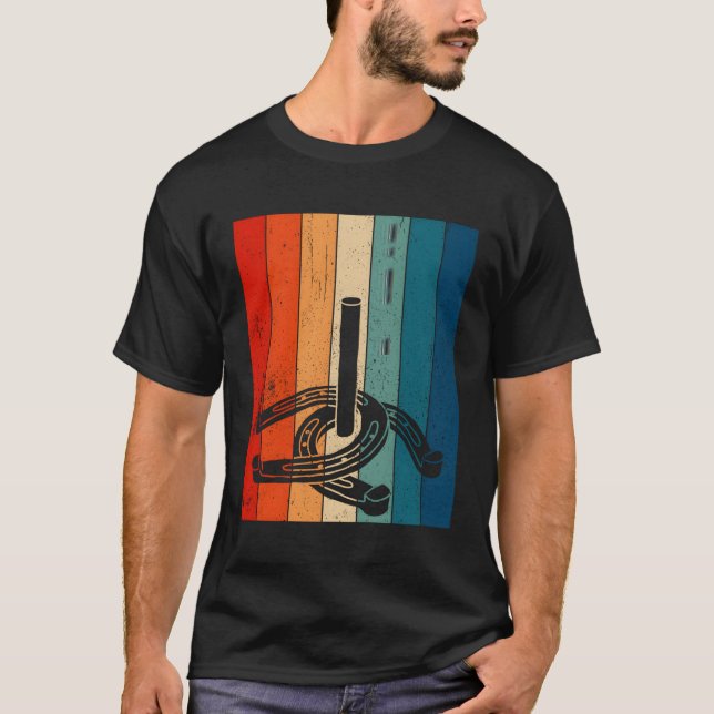 Horseshoe Pitching T-Shirt (Front)