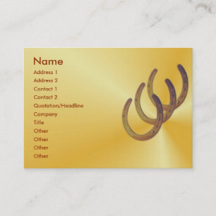 Horseshoe Profile Card