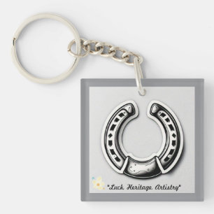 "Horseshoe Protection" Key Ring