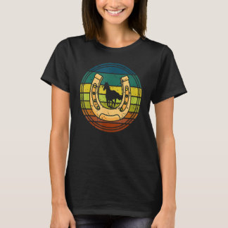 Horseshoe Retro Style Lucky T-Shirt
