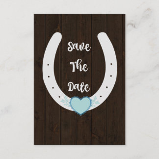 Horseshoe Save Date Save The Date