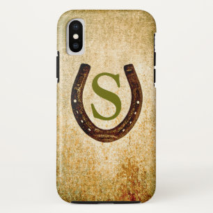Horseshoe with Monogram to Personalise Case-Mate iPhone Case