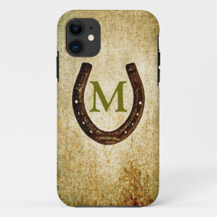 Horseshoe with Monogram to Personalise Case-Mate iPhone Case