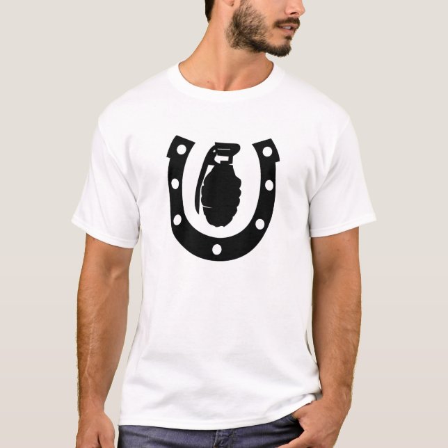 Horseshoes and Hand Grenades T-Shirt (Front)