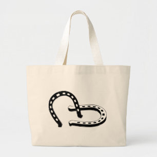 Horseshoes Large Tote Bag
