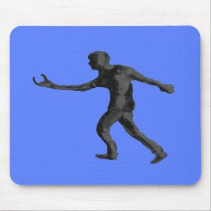 HorseShoes Mousepad Blue