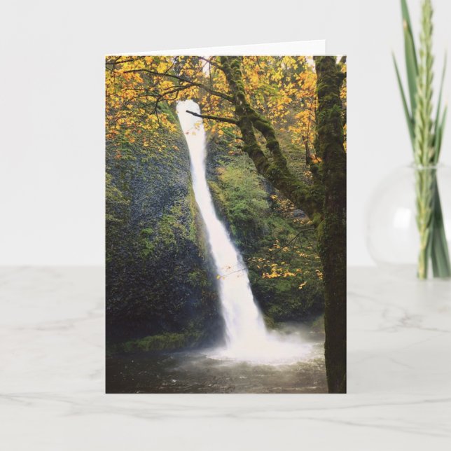 Horsetail Falls, Oregon Card (Front)